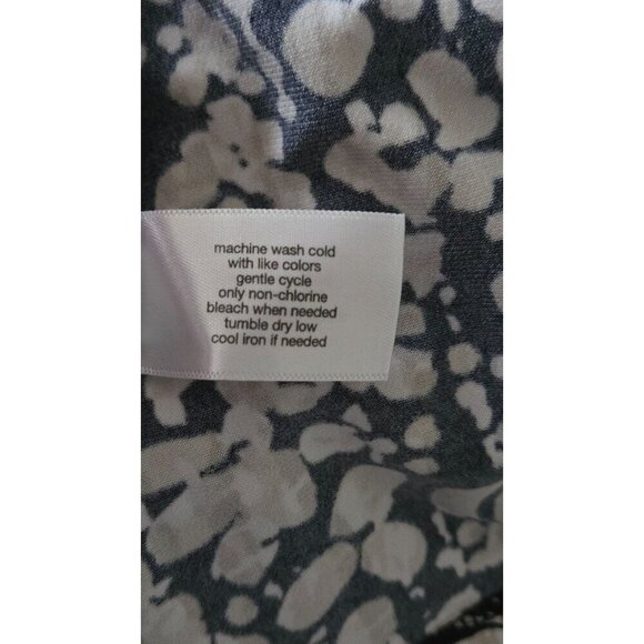 Lane Bryant Black Floral Crossover Floral Fit N Flare Dress size 22-24 - Picture 9 of 9